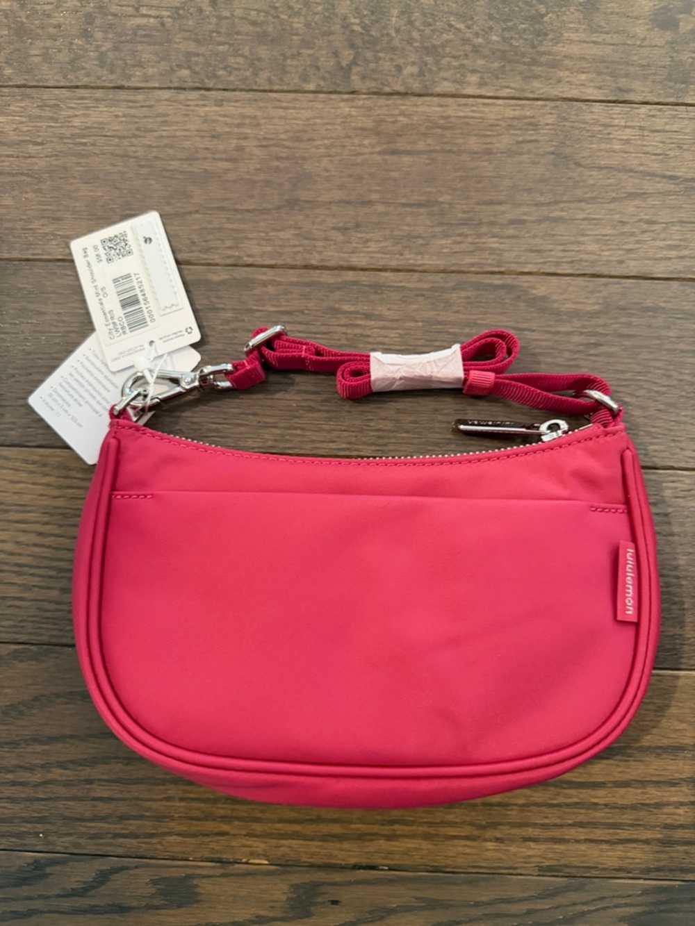 Lululemon Hot Pink Crescent Mini Shoulder Bag 1L, NWT - Picture 2 of 2